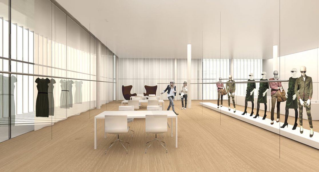 Innenarchitektur: Verwaltungsgebäude Bogner 15