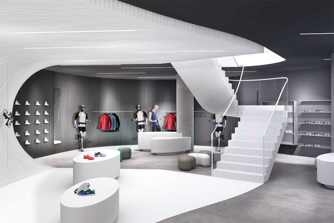 Innenarchitektur: Rendering Spoorth Leipzig