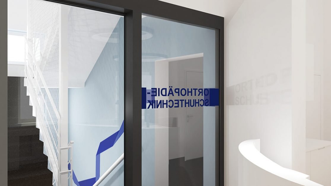 Innenarchitektur Rendering Orthopädie Schuhtechnik