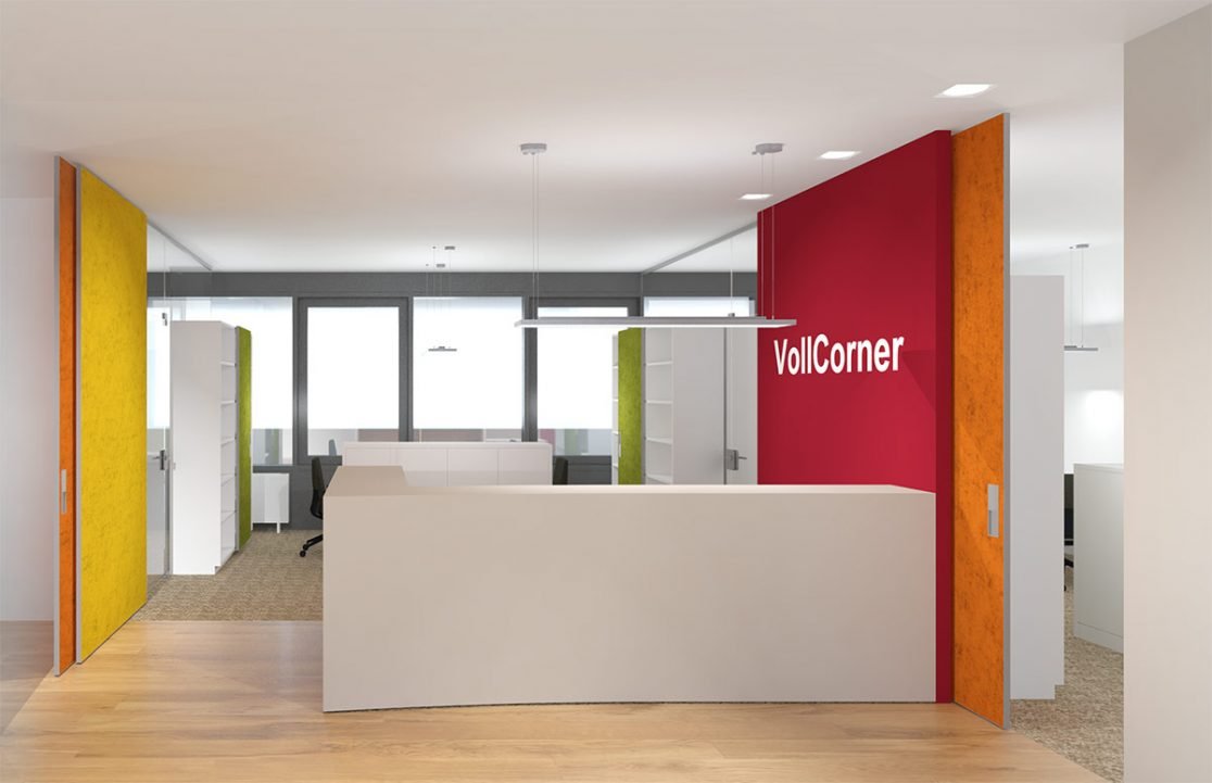 Innenarchitektur: Verwaltung VollCorner, München
