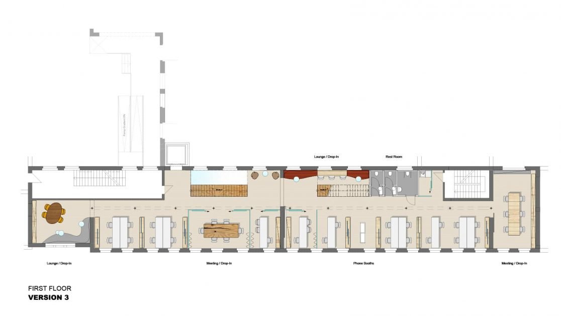 mhp | Architekten Innenarchitekten: Grundriss Verwaltung