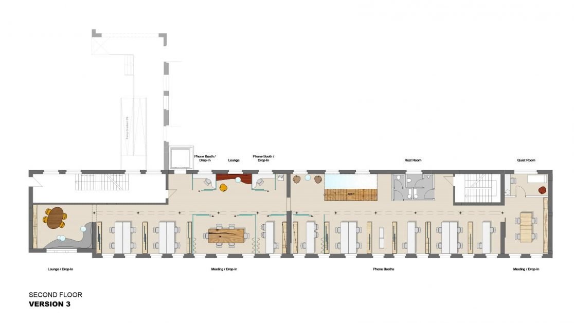 mhp | Architekten Innenarchitekten: Grundriss Verwaltung