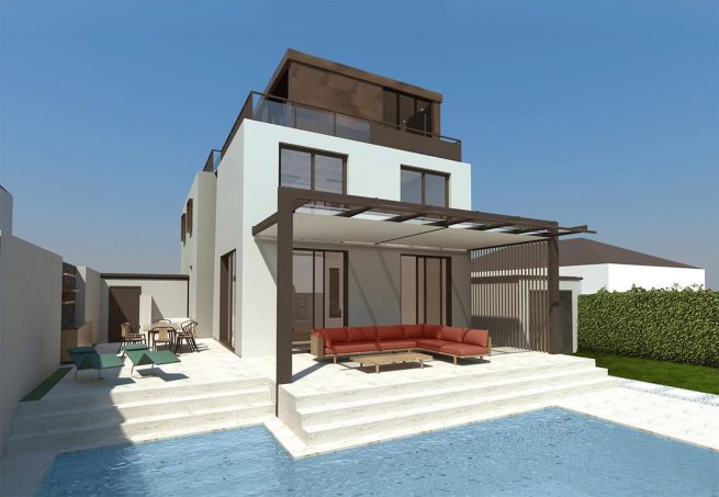 mhp | Architekten Innenarchitekten: Variante, Wohnhaus München-Freimann