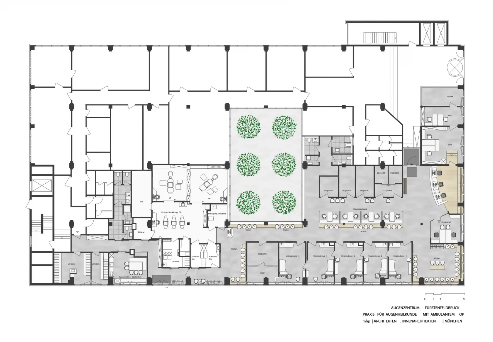 Innenarchitektur: Praxis & Klinik für Augenheilkunde