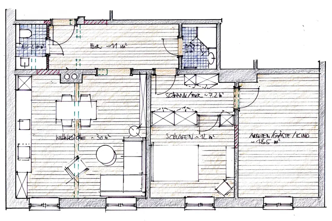 Altbauwohnung Umbau & Sanierung