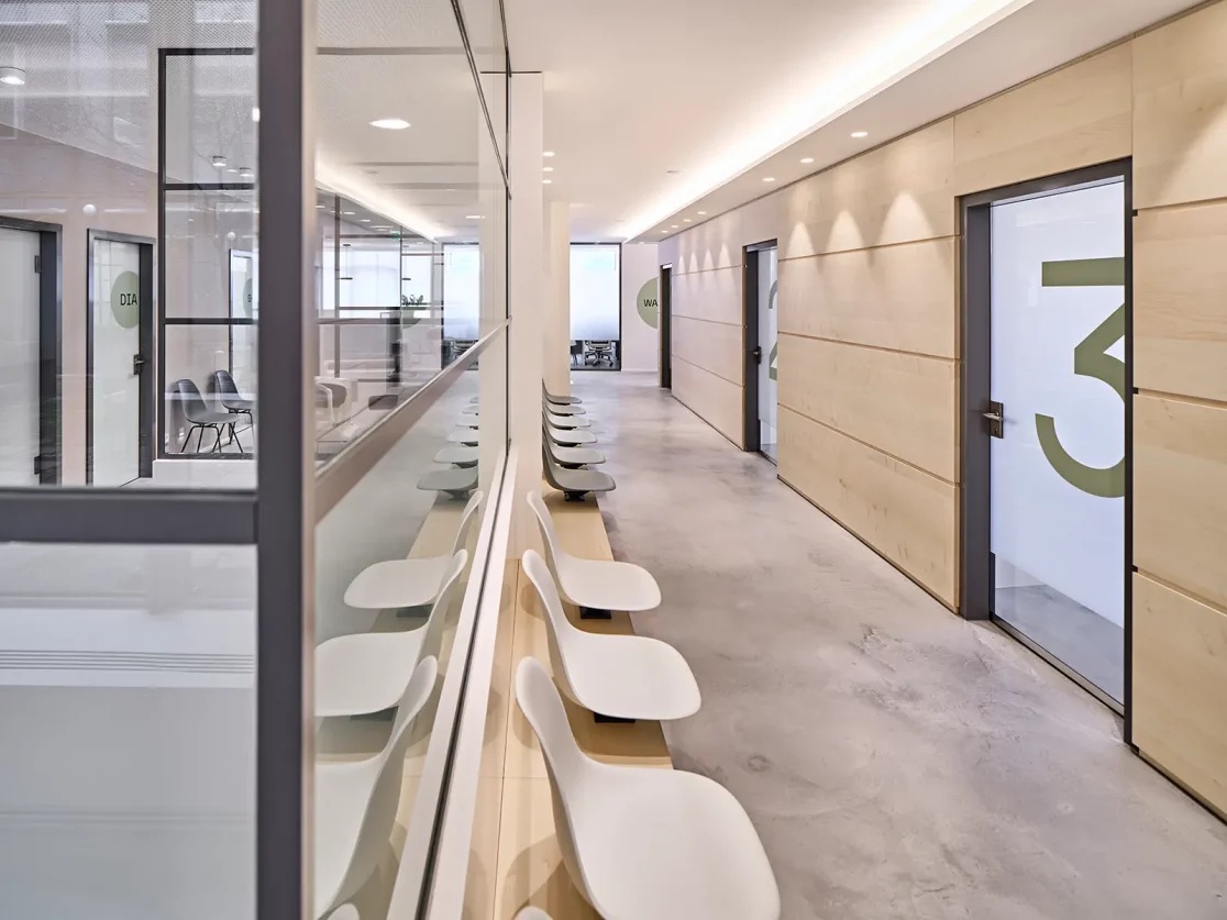 Innenarchitektur: Praxis & Klinik für Augenheilkunde