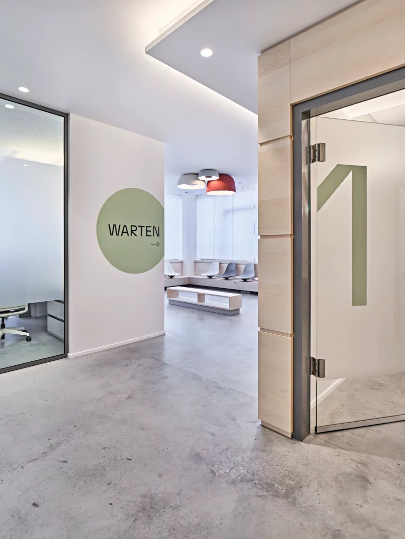 Innenarchitektur: Praxis & Klinik für Augenheilkunde