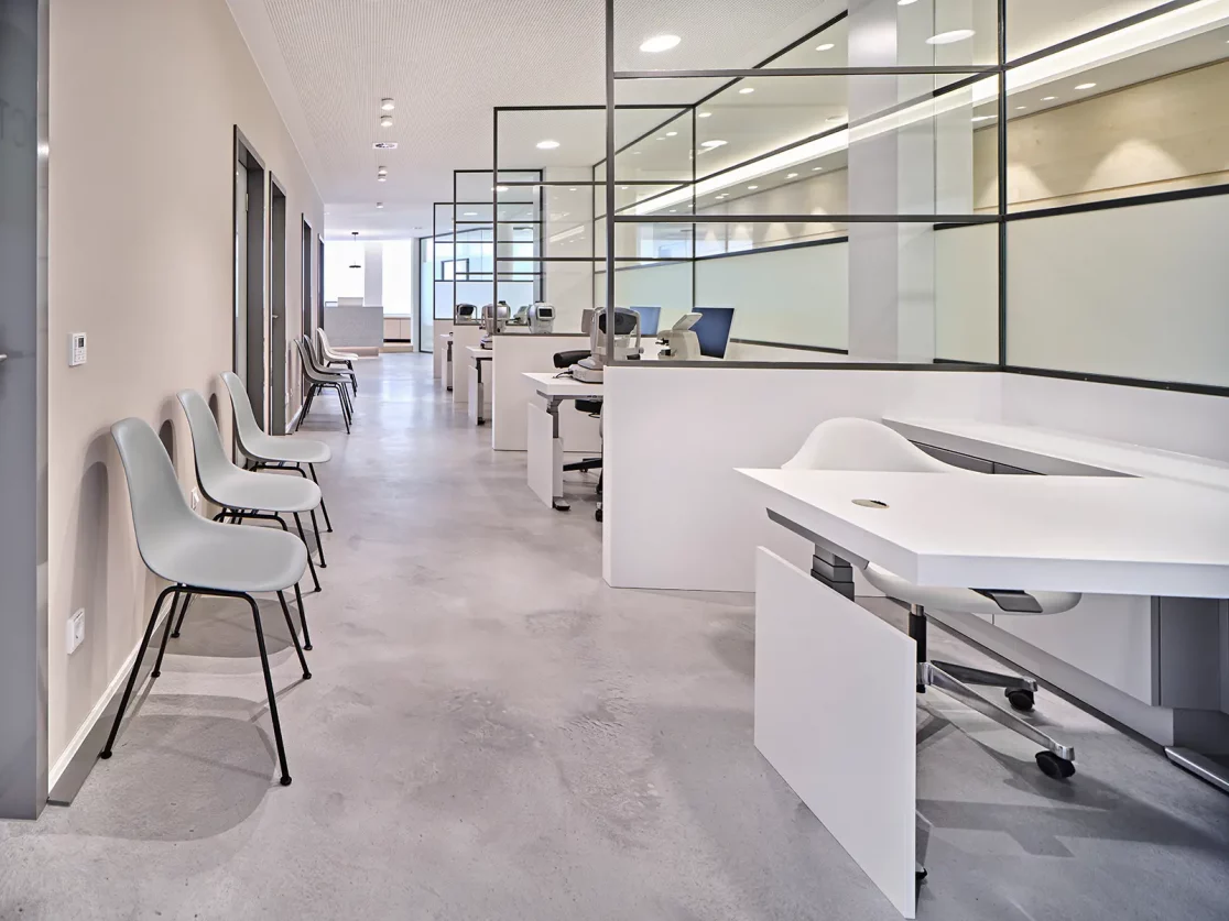 Innenarchitektur: Praxis & Klinik für Augenheilkunde
