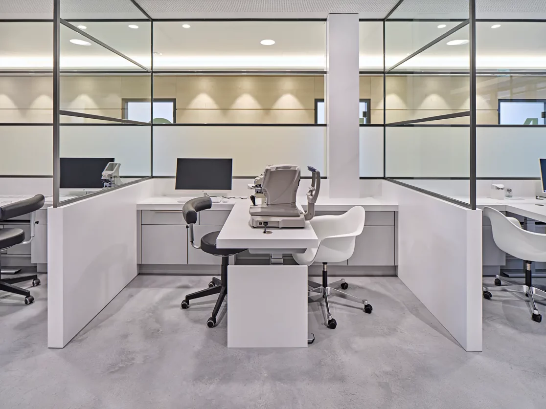 Innenarchitektur: Praxis & Klinik für Augenheilkunde