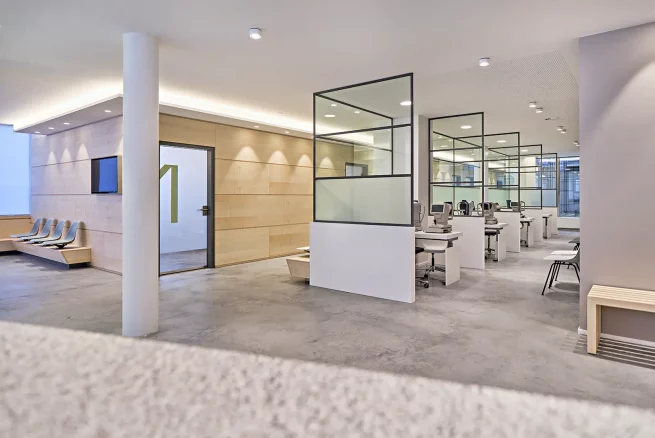 Innenarchitektur: Praxis & Klinik für Augenheilkunde