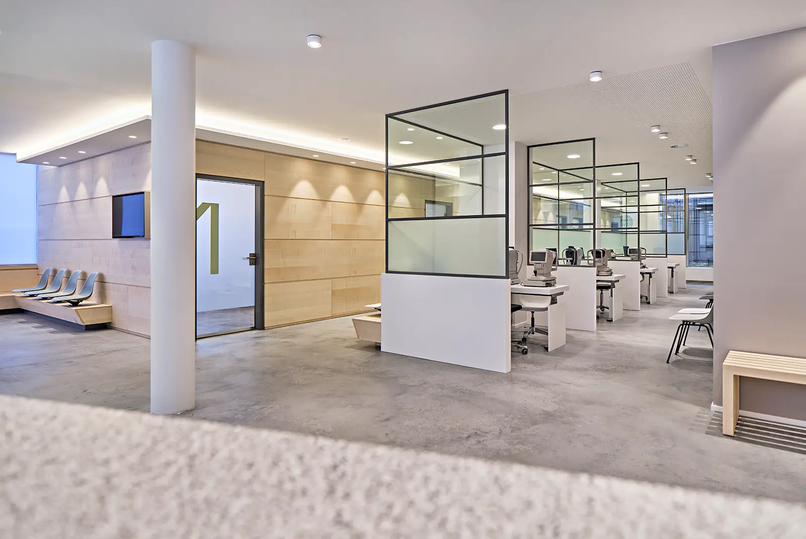 Innenarchitektur: Praxis & Klinik für Augenheilkunde