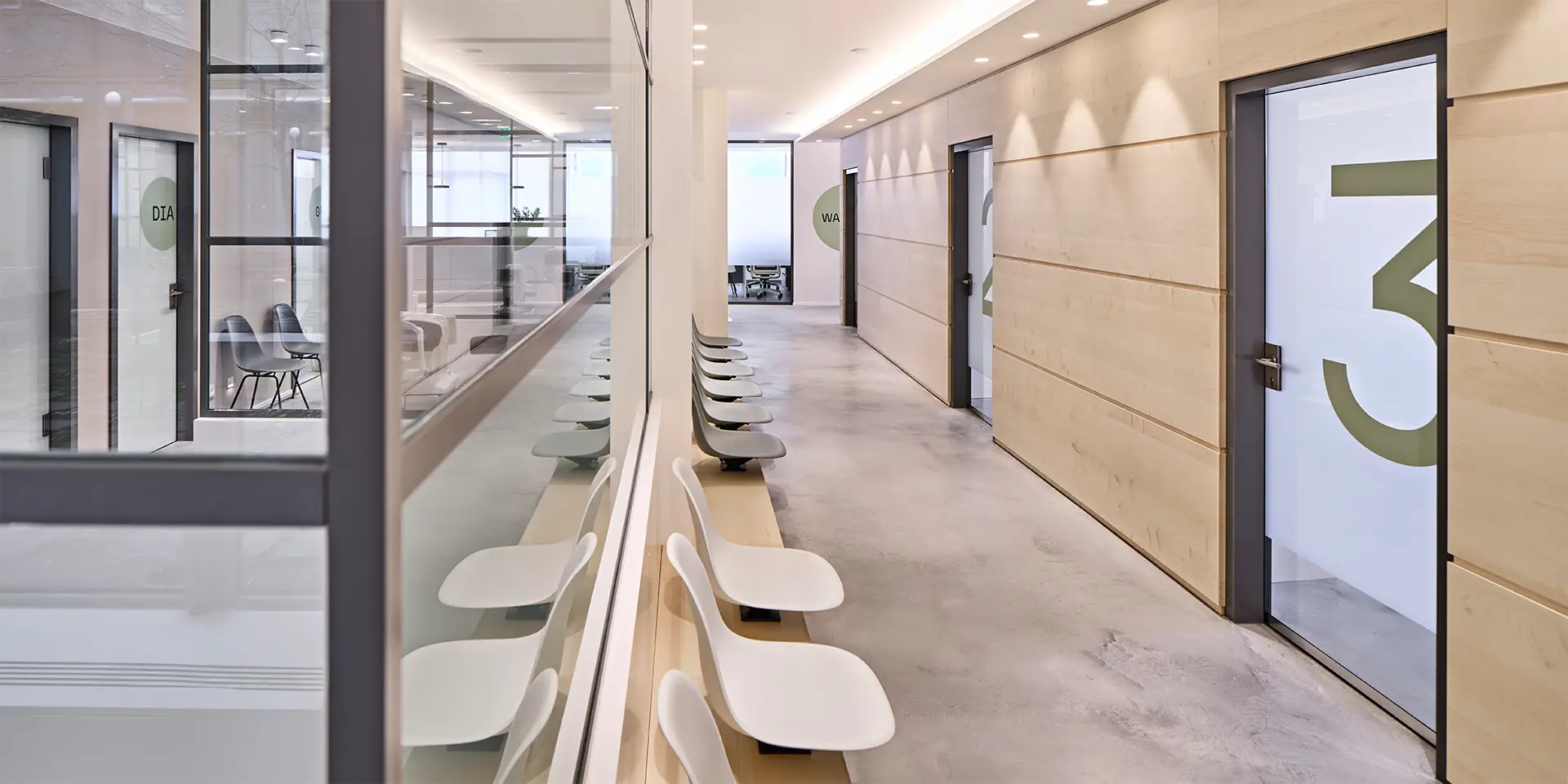 Innenarchitektur: Praxis & Klinik für Augenheilkunde