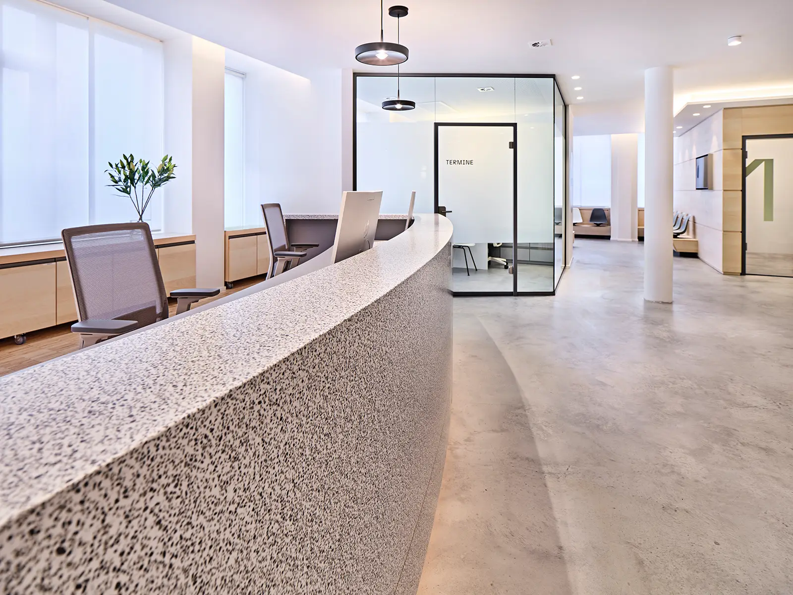 Innenarchitektur: Praxis & Klinik für Augenheilkunde