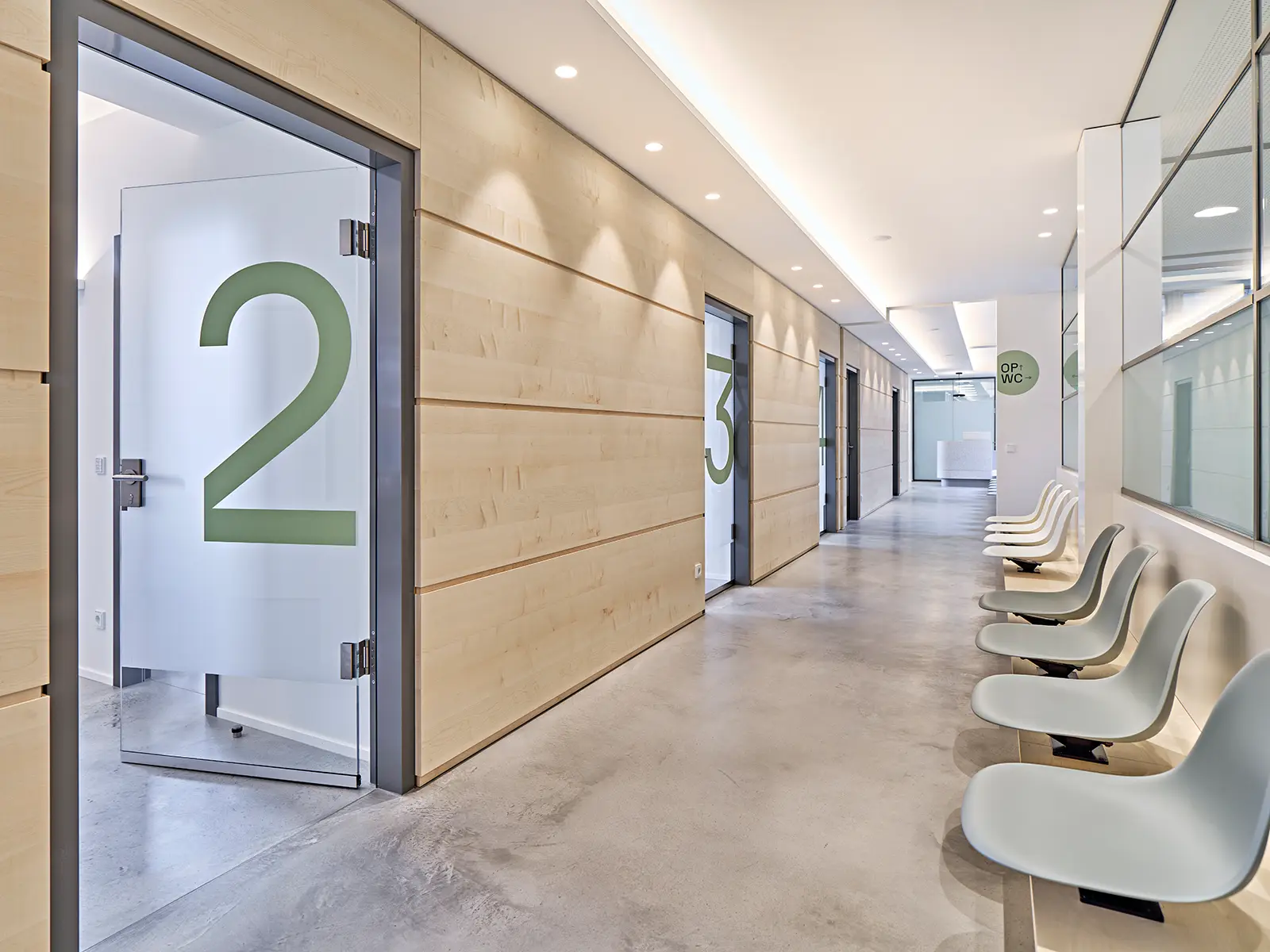 Innenarchitektur: Praxis & Klinik für Augenheilkunde